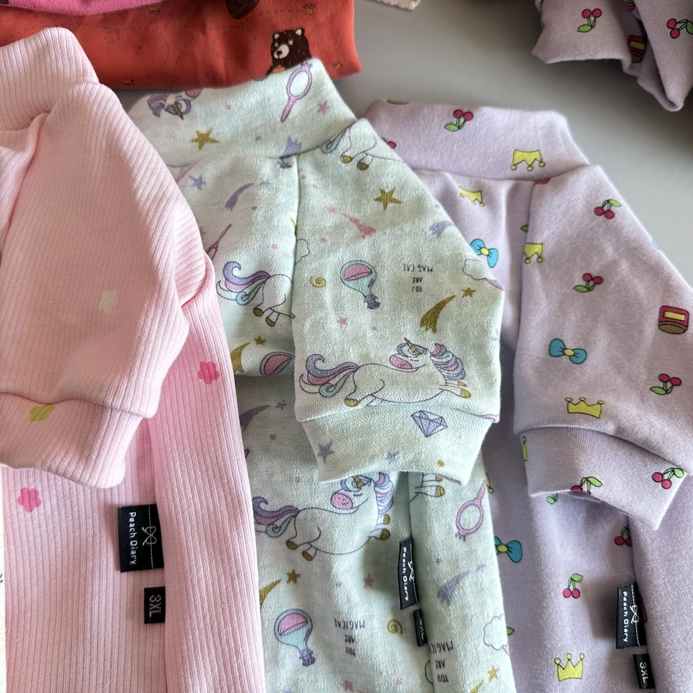 Camisa de manga larga de algodón suave para Sphinx Cat Primavera Otoño Lindo abrigo verde rosa dulce para gatos Sudadera de invierno para Devon Rex - imagen 4