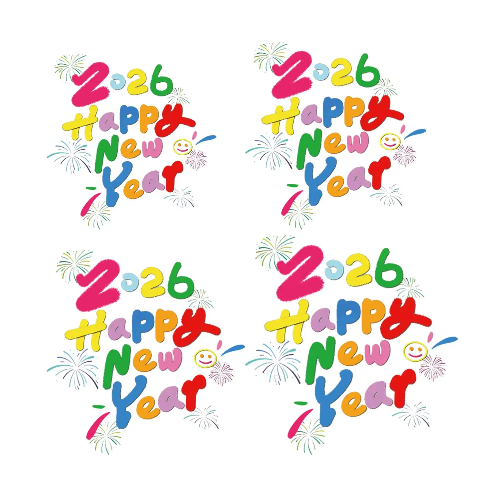 Calcomanía de caballo de dibujos animados de PVC para ventana de Año Nuevo, pegatina estática festiva para decoración del hogar de Año Nuevo Chino, eventos de fiesta - imagen 2