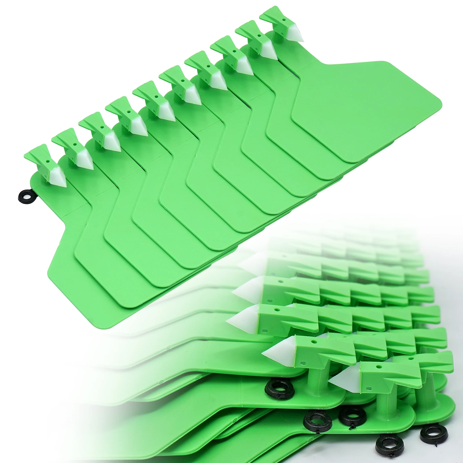 50 juegos de etiquetas grandes con orejas de vaca para ganado, señales con palabras, herramientas de identificación de animales, alicates para etiquetas, marcador para mascotas, vaca, cerdo, cabra, oveja, granja - imagen 4