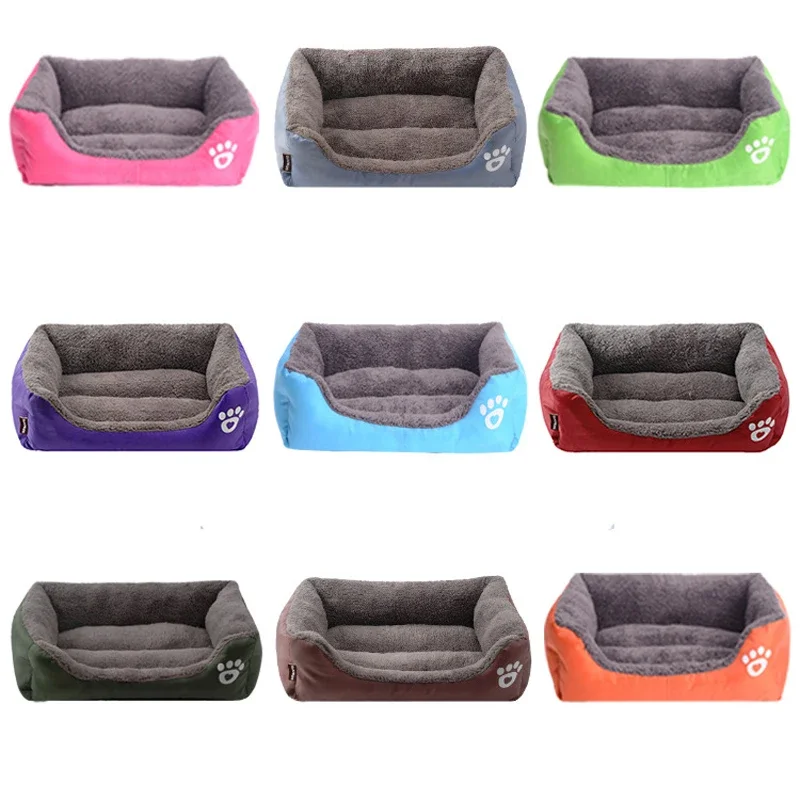 LAPLADOG-cojín de cama para perros pequeños y medianos, perrera de lujo para perros, cama para cachorros y gatos, 9 colores disponibles, suministros para animales ZL374 - imagen 5