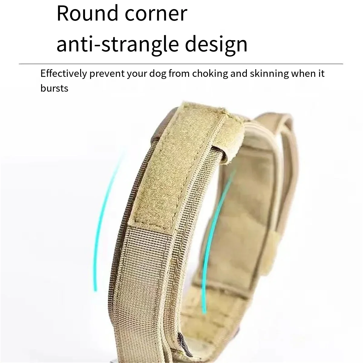 Collar táctico camuflaje para perros medianos y grandes - imagen 4