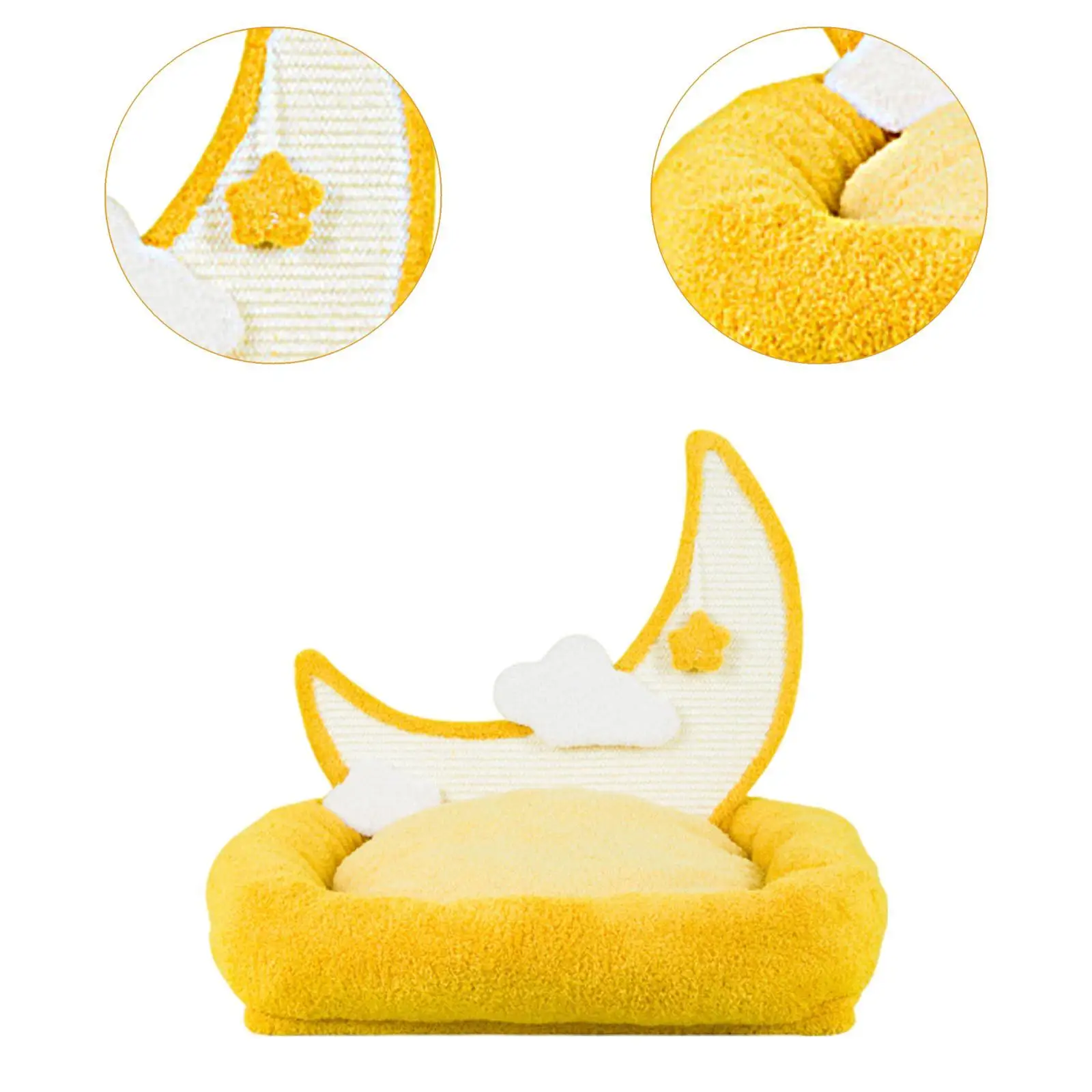 Cama para gatos, bonita cama cálida de invierno para gatitos, sofá cama para gatos, perrera para gatos de interior, cama suave para perros, tabla rascadora para gatos, sofá cama para gatos - imagen 5