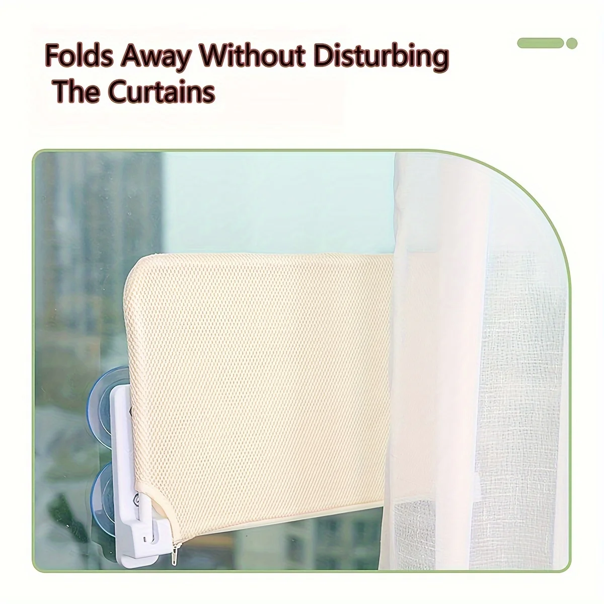 Hamaca acogedora para ventana de gato, hamaca acogedora de poliéster para gatos, cama de percha para ventana para tomar el sol montada en la pared con fuertes ventosas, - imagen 4