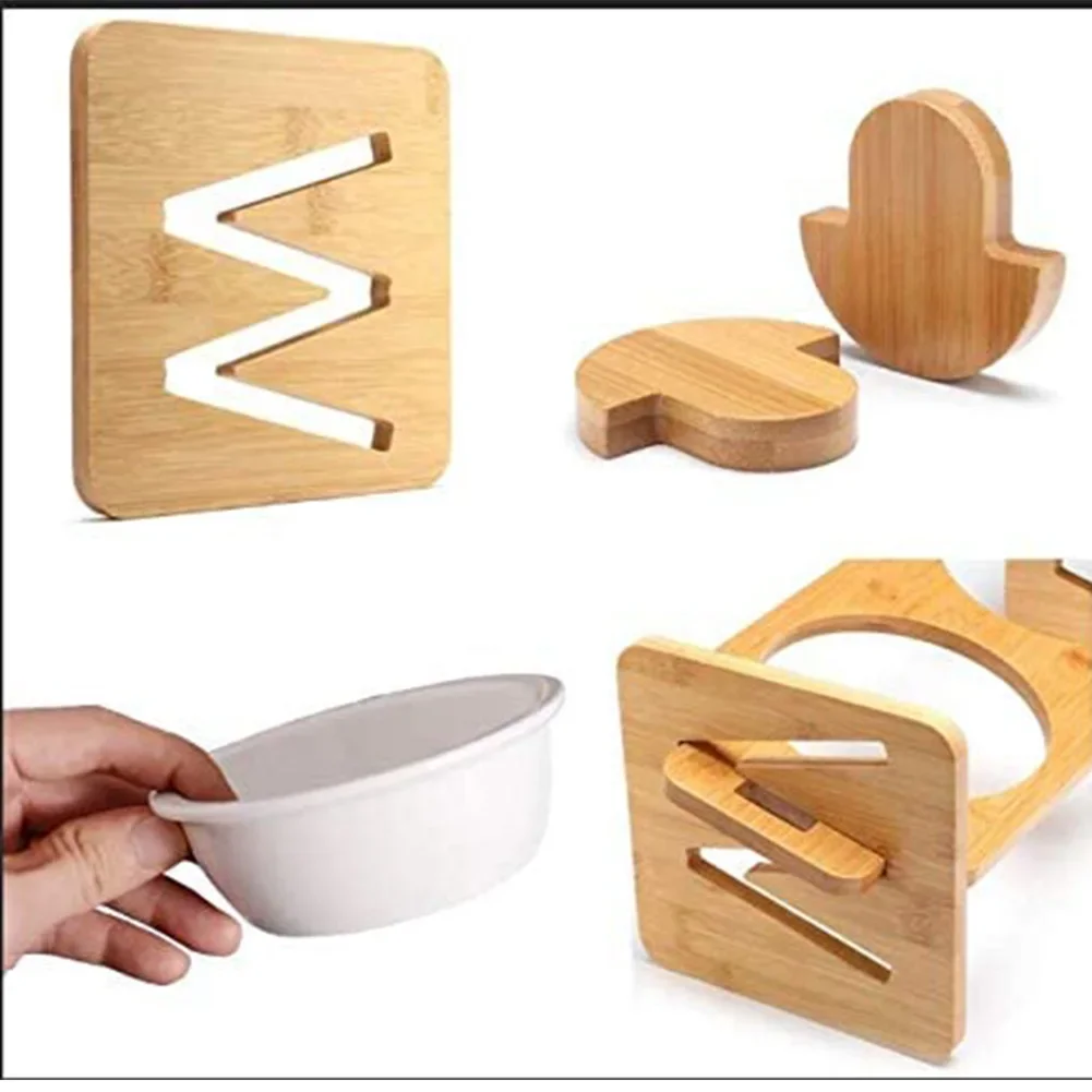 Cuencos de bambú ajustables para mascotas, cuencos de alimentación de altura elevada, platos de agua y comida, soporte de madera para cachorro, gato, soporte para el cuidado del cuello - imagen 5