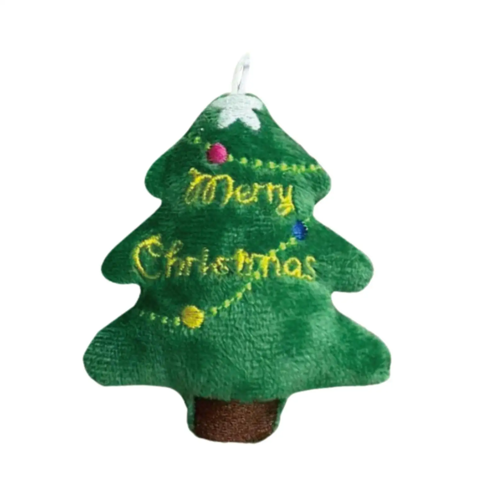 Árbol de Navidad relleno, muñeco de peluche, Mini adorno, decoración colgante bonita para árbol de Navidad, hogar de vacaciones - imagen 2