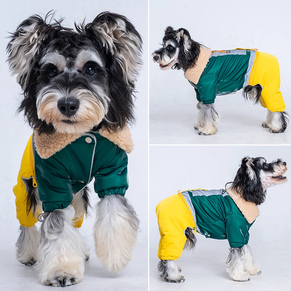 Monos de invierno para perros, ropa de algodón para cachorros, chaqueta para mascotas, disfraz de halloween, ropa para Bulldog medio Pug - imagen 4