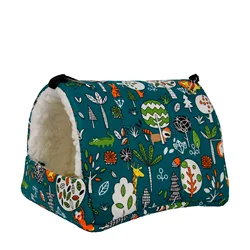 Cama nido para hámster y conejo pequeño – jaula acolchada y cómoda