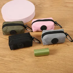 Dispensador bolsas para paseo de perros – Con mosquetón para recoligir caca