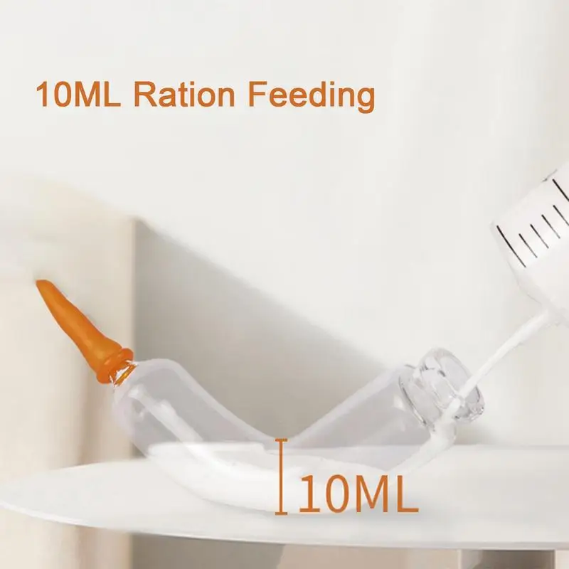 Jeringa para alimentación de gatos, tetina para alimentación de leche de mascotas con pezón, alimentación de enfermería, pezón y jeringas para cachorro de ardilla - imagen 2
