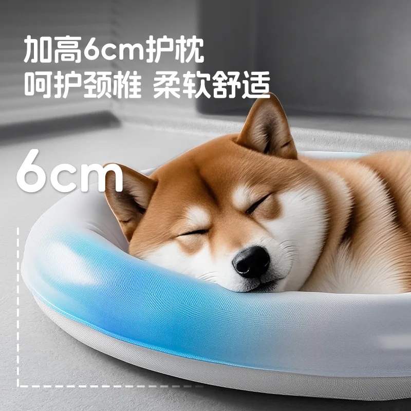 Estera de hielo para mascotas, estera de nido de hielo para perros, tamaño de peluche Golden Retriever, almohadilla para dormir de verano, almohadilla refrescante para dormir de verano para gatos, productos para mascotas - imagen 2