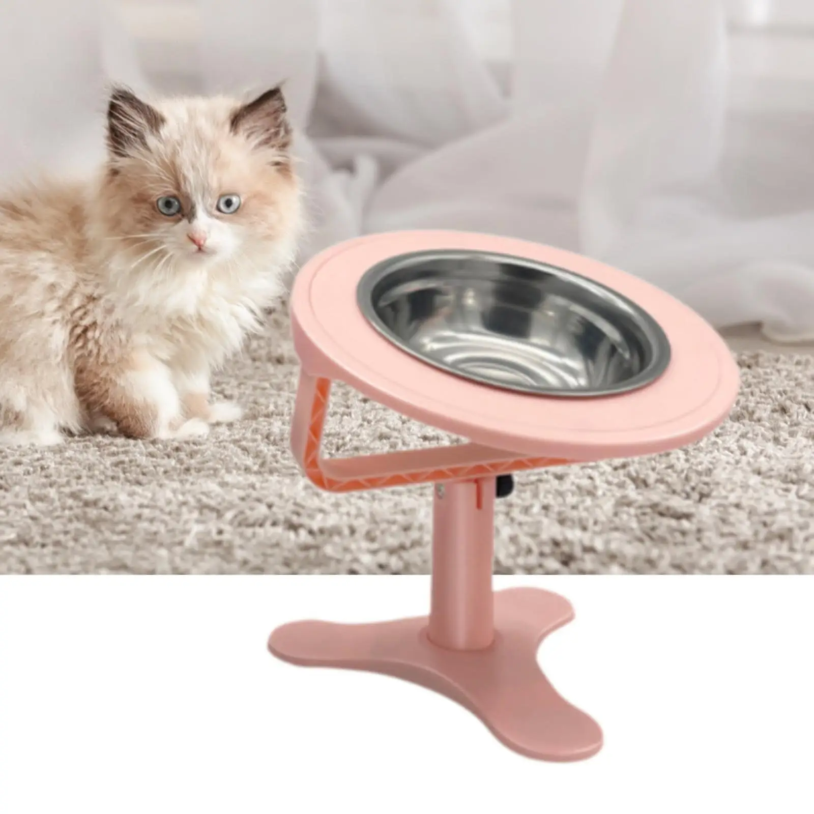 Raised Cat Bowls Dog Cat Feeder Versatile Sturdy Practical Pet Supplies Elevated Raised Dogs Bowl Stand for Dry and Wet Food