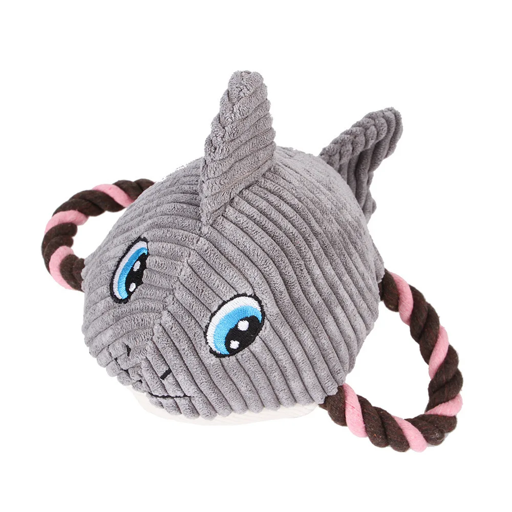 Juguete peluche resistente para perros y gatos interactivo con sonido - imagen 2