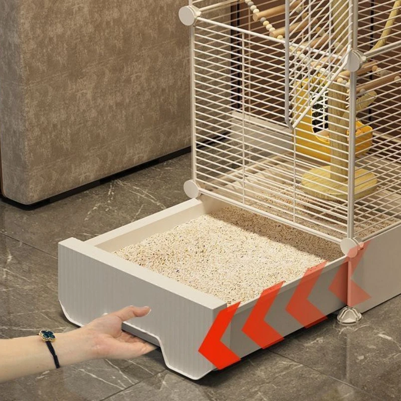 Jaula grande para ardilla, cajón, jaulas para ardilla, accesorios para escondite de animales pequeños, casas para hámster, ratas y pájaros, habitats, suministros de productos para mascotas - imagen 4