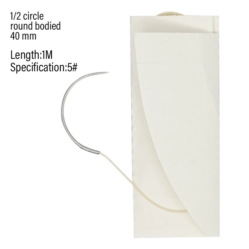 Hilo de sutura absorbente, herramientas veterinarias, proteína, aguja de acero inoxidable, reparación de catgut de colágeno, hilo de sutura, herramientas veterinarias - imagen 3