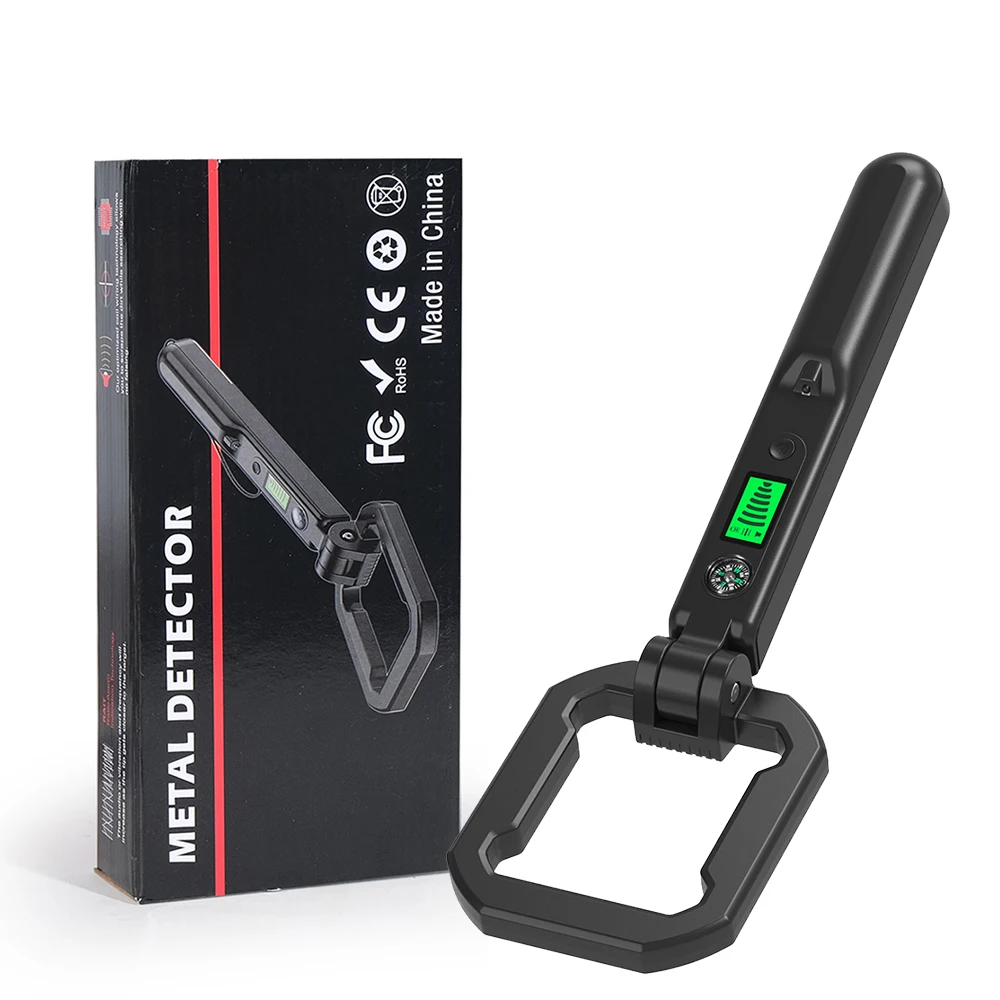 Detector de metales portátil plegable para perros con brújula y linterna - imagen 3