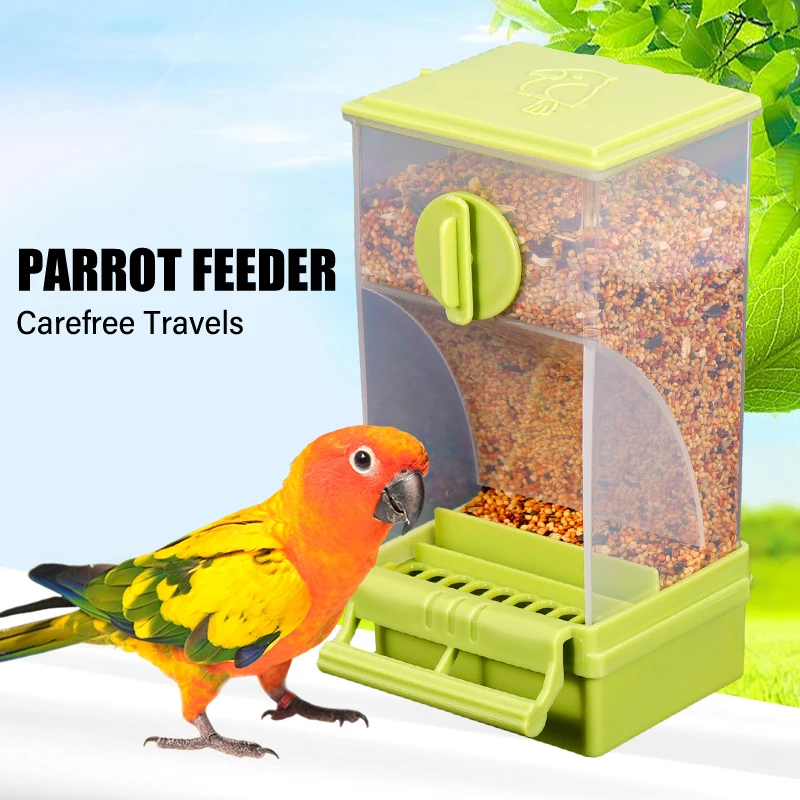 Comedero colgante para pájaros – Piel de tigre con anti-salpicaduras - imagen 2