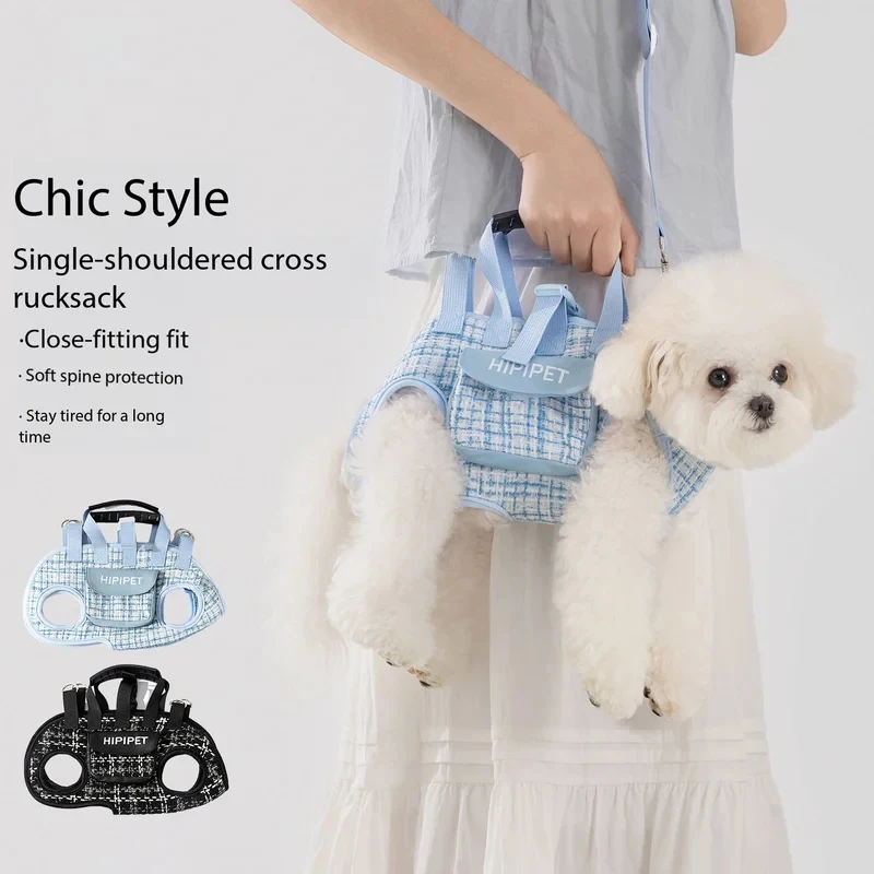 Bolsa transporte perros cachorros transpirable – Estilo coreano moderno - imagen 4