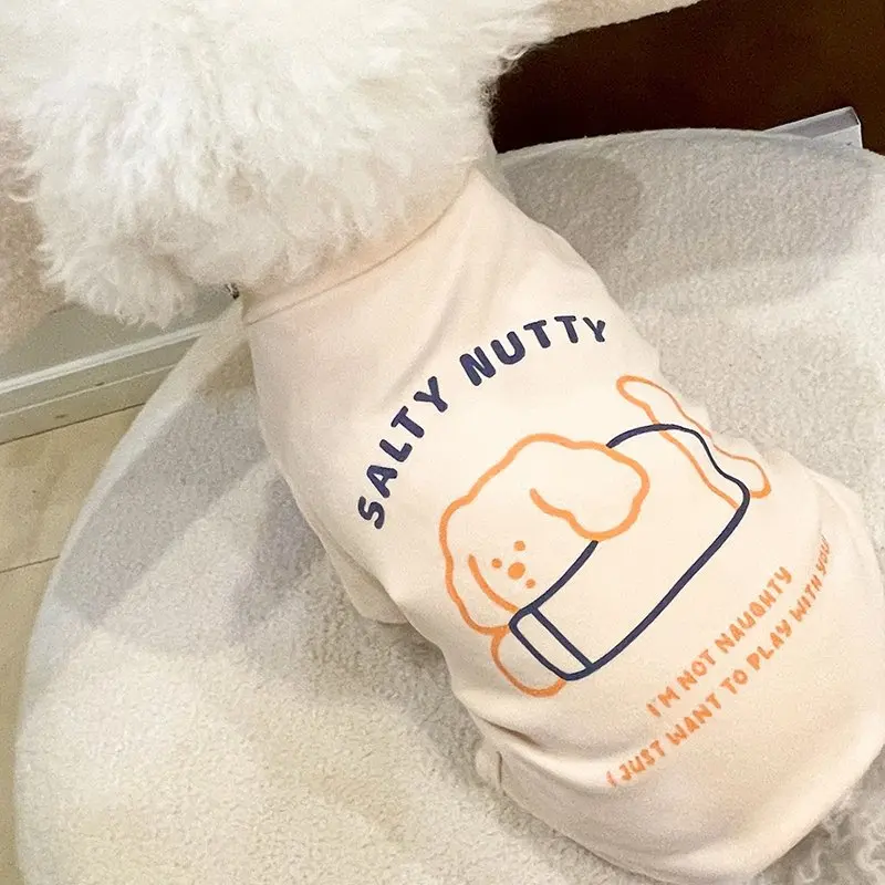 Camisa básica de cuatro patas para otoño e invierno, mono de cuatro patas de felpa para mascotas, pijamas elásticos de peluche, ropa para cachorros de invierno - imagen 3