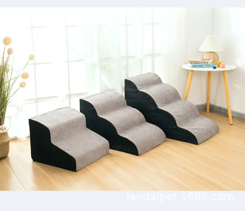 Escalera en forma de ola para perros pequeños – Rampa interior - imagen 3