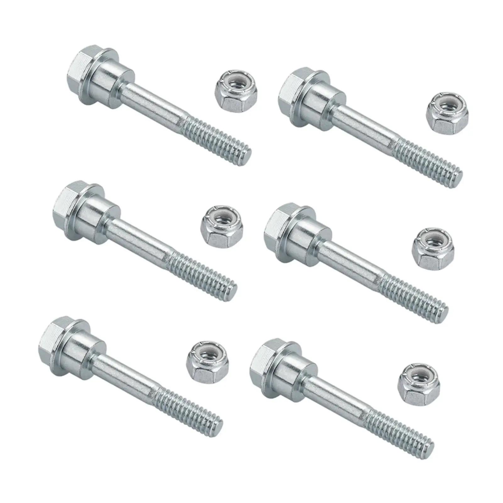 6 piezas lanzadores de nieve pernos y tuercas de cizalla suministros de alta resistencia equipo accesorios de alto rendimiento para reemplazo - imagen 3