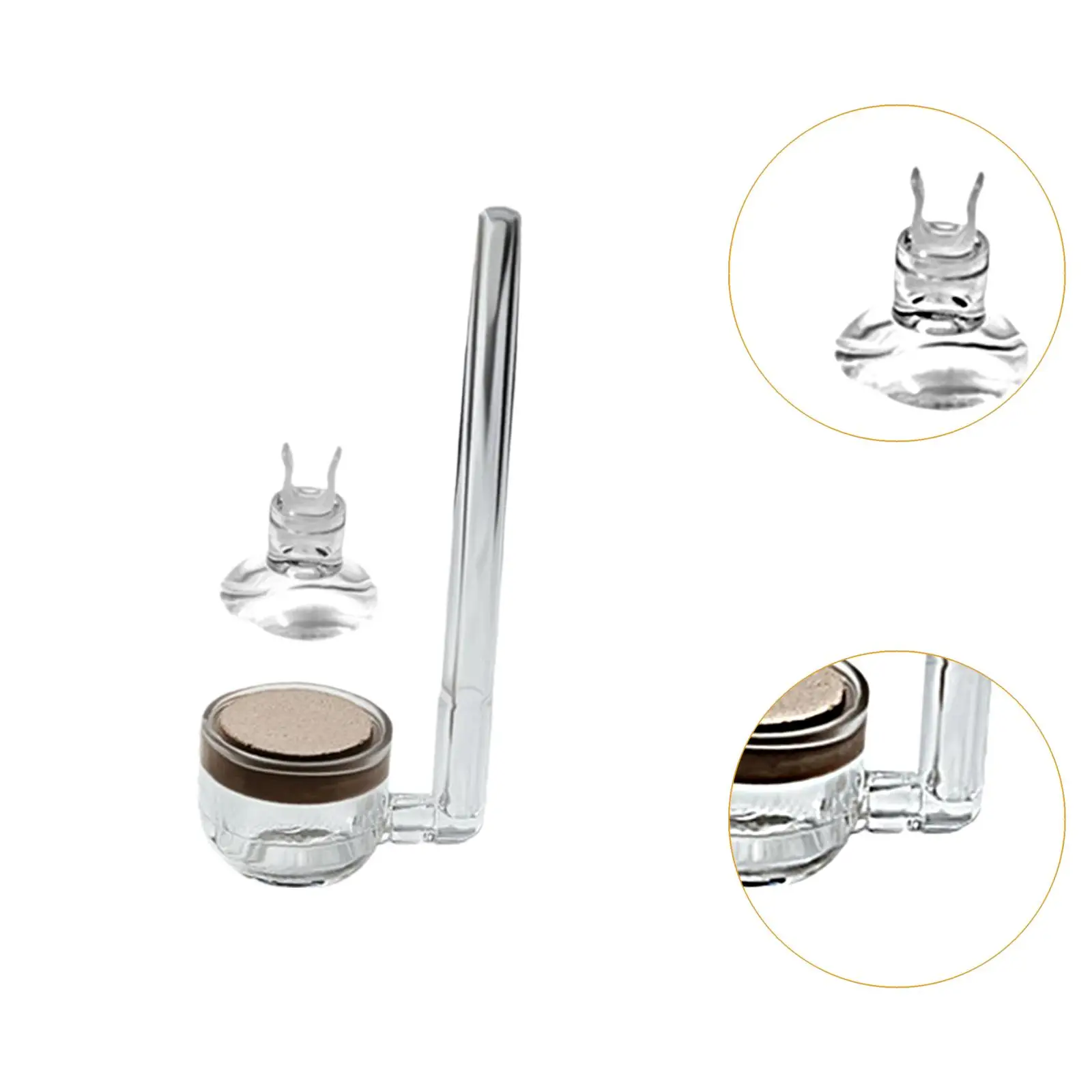 Difusor de CO2 para acuario, difusor de burbujas para acuario hidropónico, estanque, cubo pequeño, difusor de CO2 transparente - imagen 4