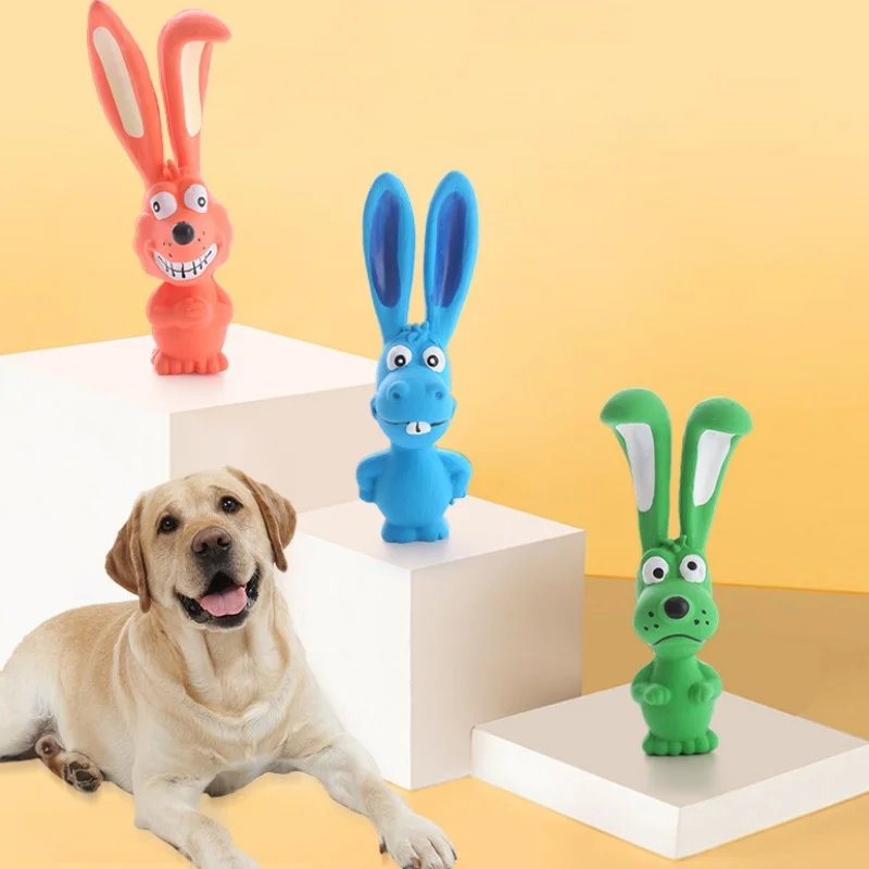 Juguete látex masticable para perros – limpia dientes y divertido