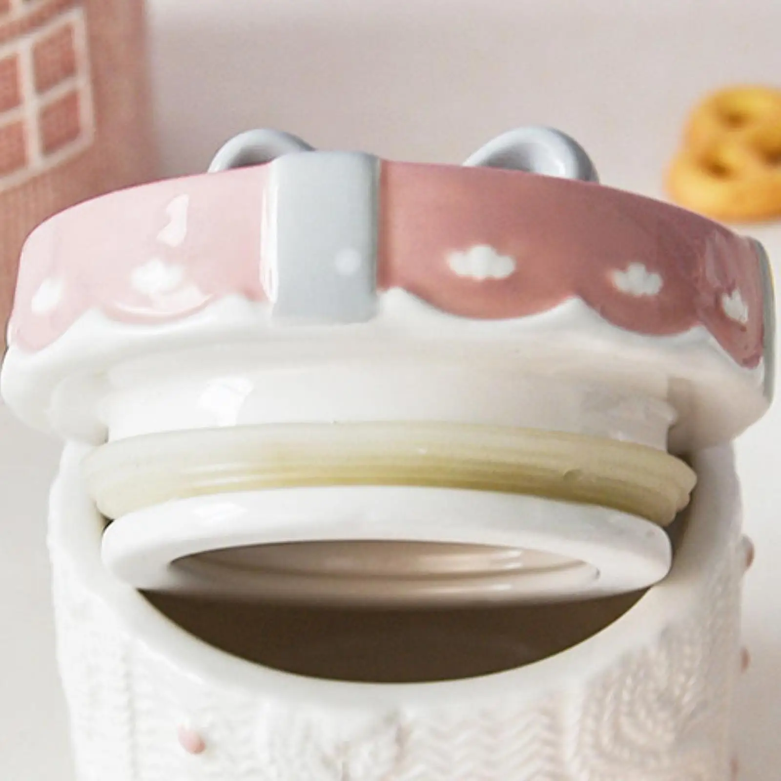 Food Storage Canister Farmhouse Tea Jar Loose Sugar Tin Storage Canister Storage Jar for Tea Coffee Beans Snacks Kitchen Nuts