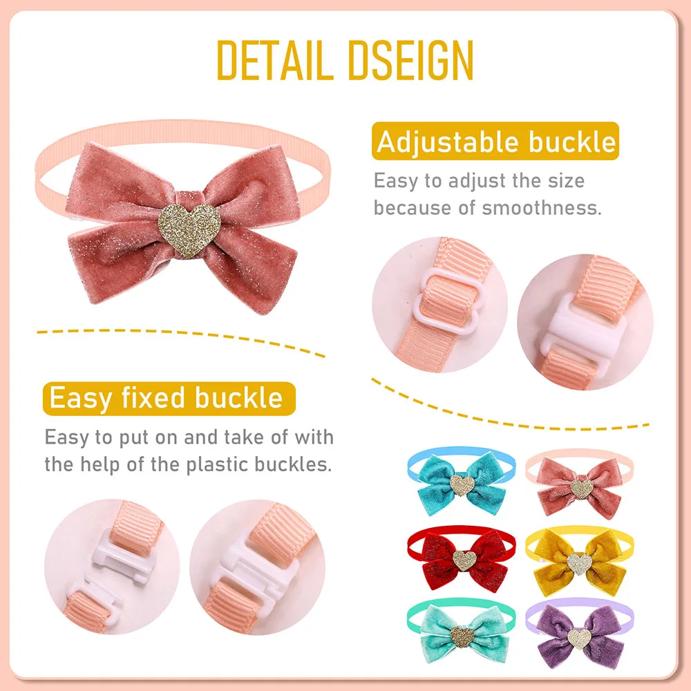 Corbatas de lazo adorables para perro y gato - imagen 5