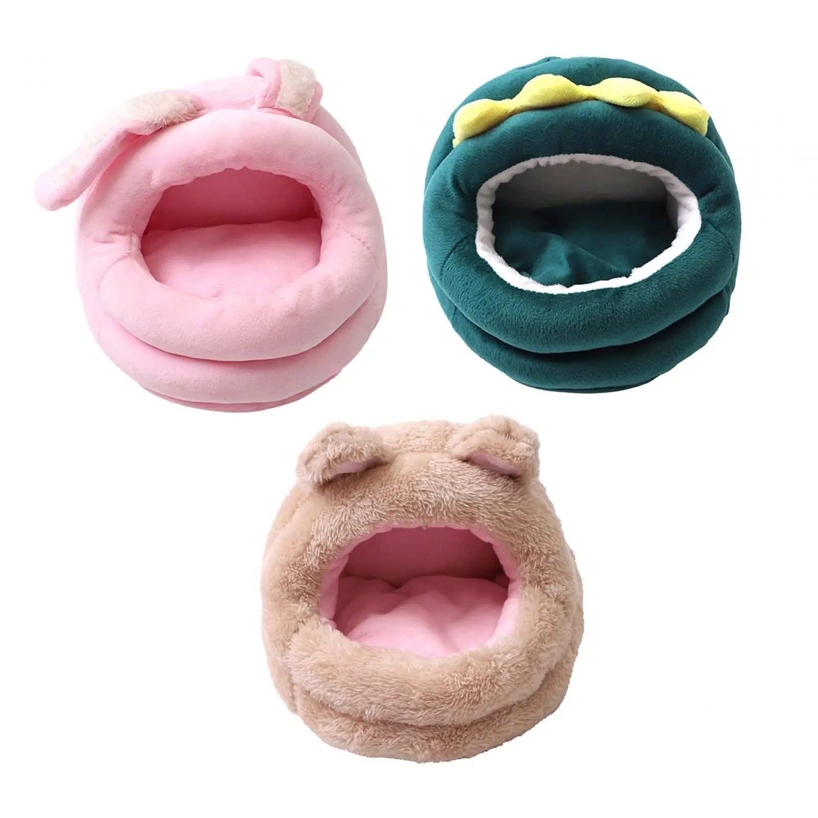 Guinea Pig Cave Beds Small Animals Bedding House Guinea Pig House for Chinchilla Pets Supplies Small Pets Hedgehog Dwarf