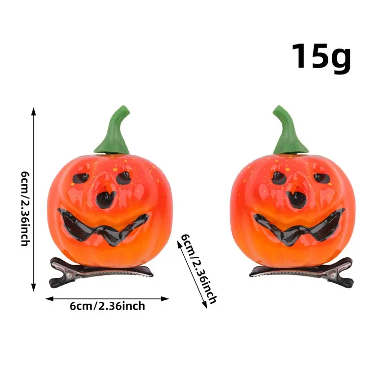 1 Uds. Pinza para el pelo de mascota de calabaza fantasma para perros y gatos, lazos para perros, horquilla para el pelo, accesorios para fiesta de Halloween para perros y mascotas - imagen 5