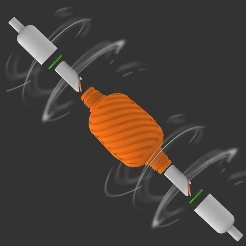 Aspirador de grava para acuario, cambiador de agua al vacío, doble ventosa, multifuncional, para pecera - imagen 3