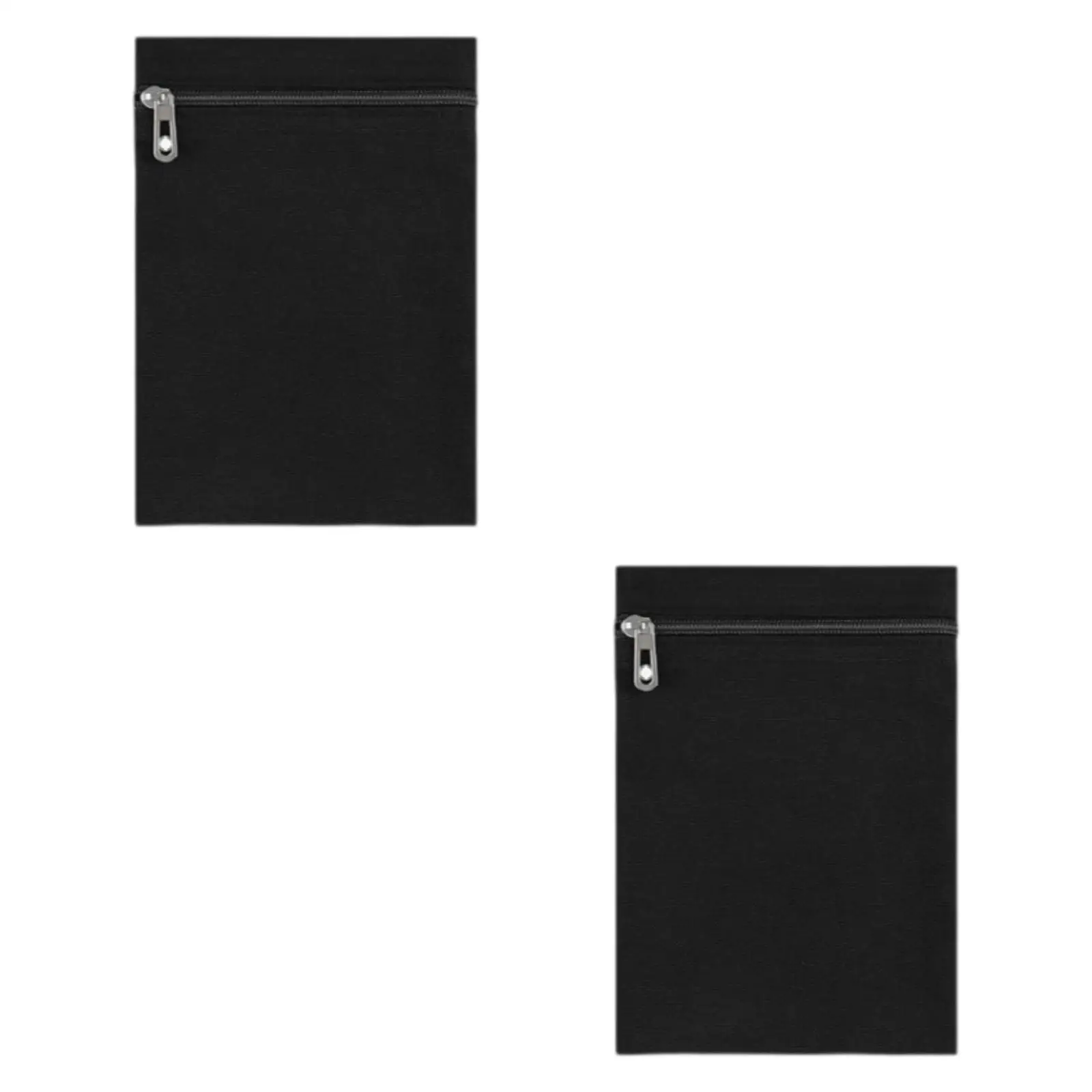 2x bolsillo cosido con cremallera para ropa abrigos sudaderas ligero viaje bolsillo de seguridad abrigo bolsillos interiores invisibles - imagen 3