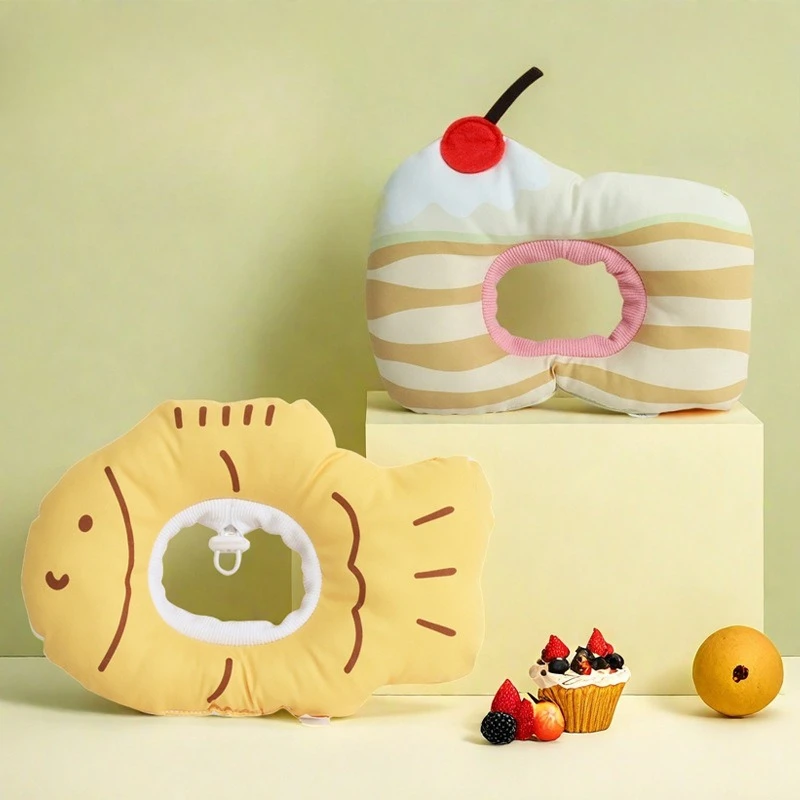 Collar para mascotas, bufanda antilamer de piel para mascotas, cubierta suave y ajustable para el cuello de gato, accesorios para perros pequeños, Collar para gatos