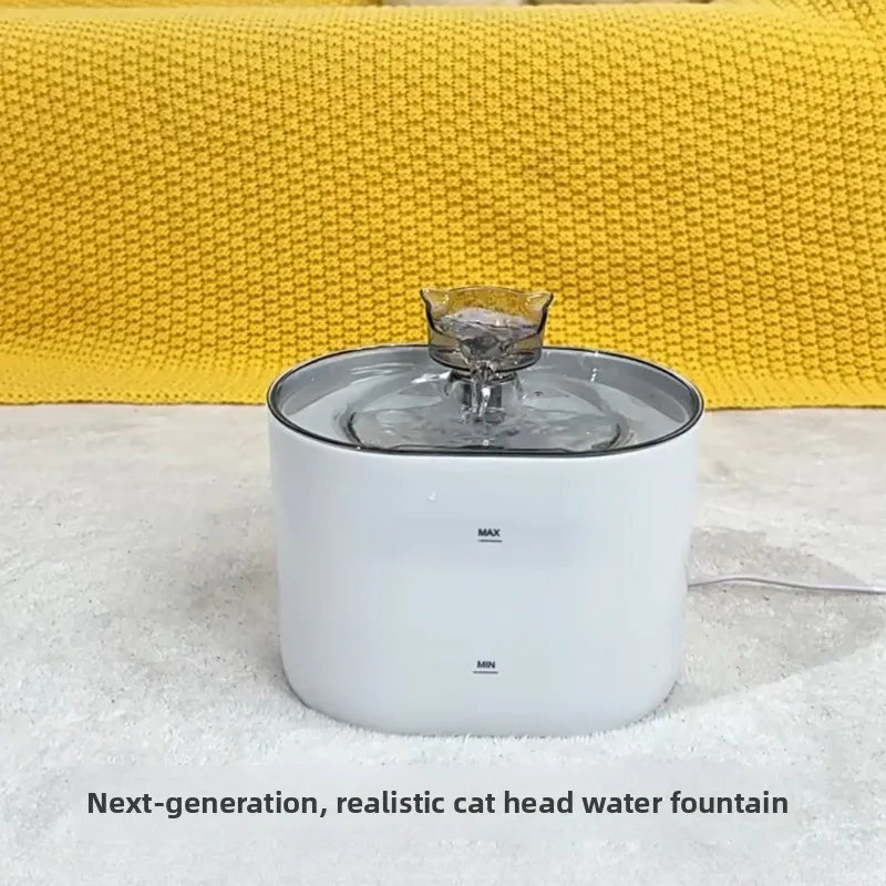 Bebedero automático con filtro para gatos y perros – Fuente de agua en movimiento