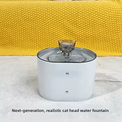 Bebedero automático con filtro para gatos y perros – Fuente de agua en movimiento