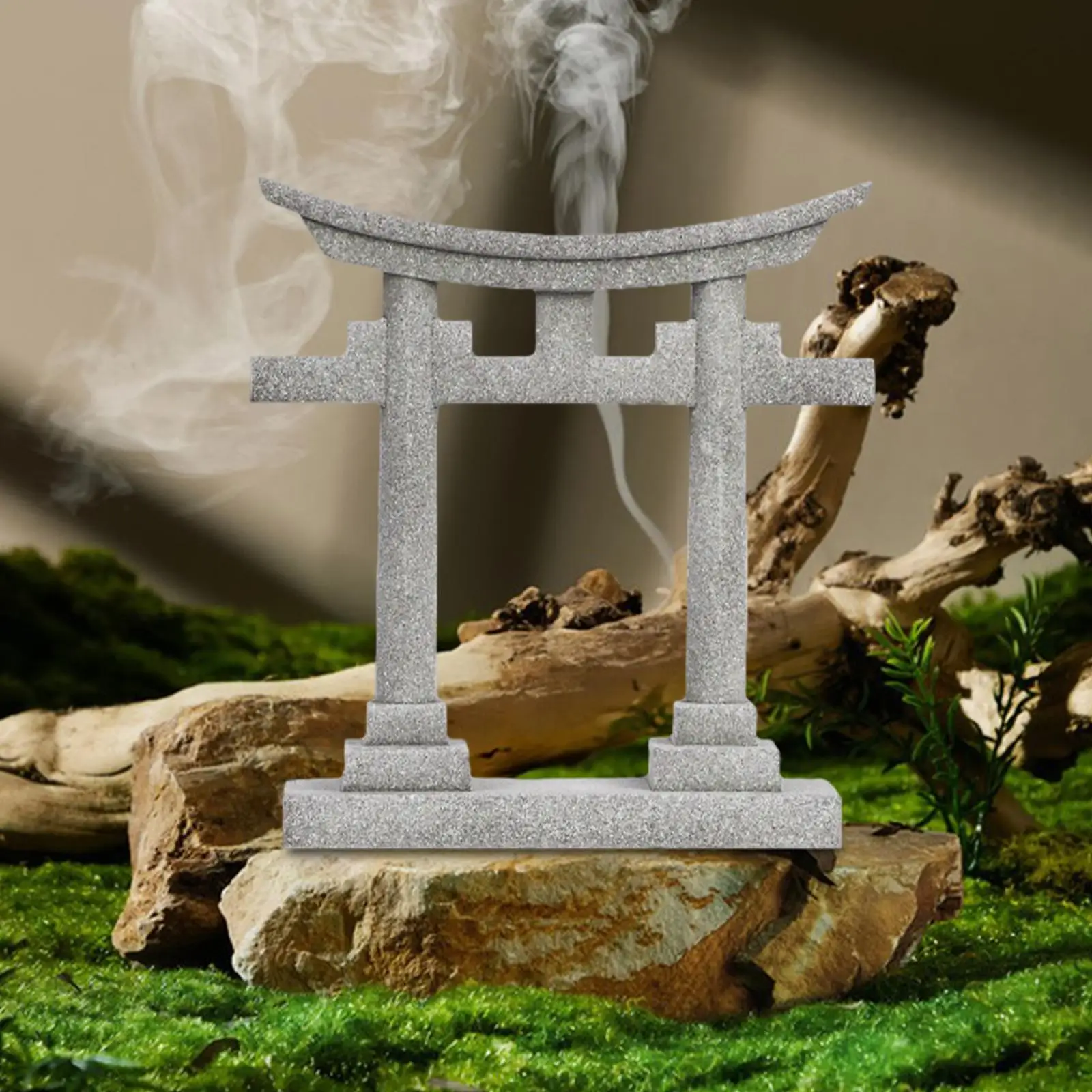 Japan Torii Gate Shrine Model Figurine Versatile Decorative Landscape Ornament