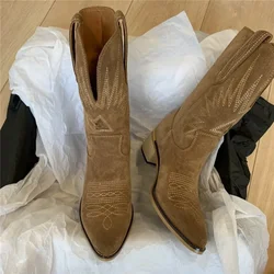 Botas western para perros o gatos con bordado floral - bota corta