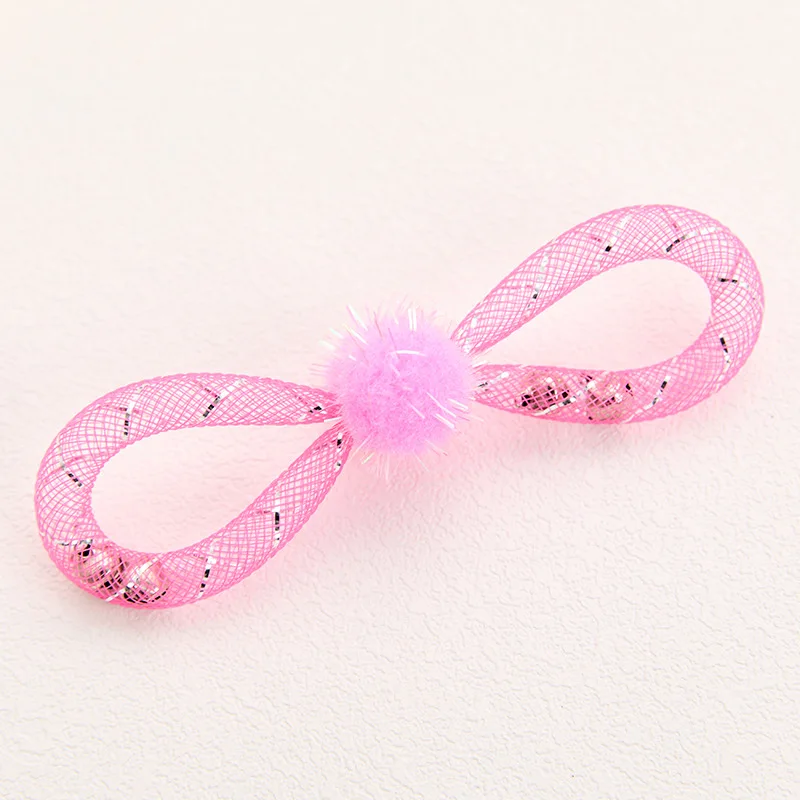 Juguete de peluche para gatos con plumas y gusano en tubo interactivo - imagen 4