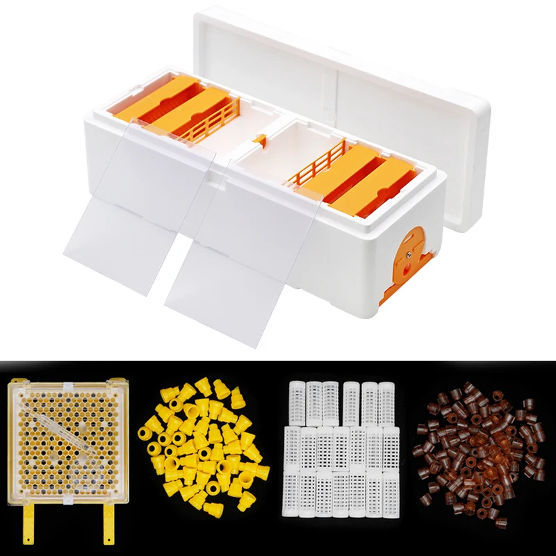 Juego herramientas apicultura – Caja cría multifuncional abejas - imagen 2