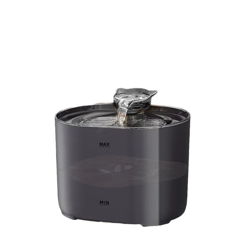Fuente de agua filtrada circulante para gatos y perros
