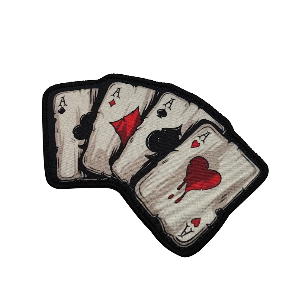 Parche Poker ACE con velcro para collar de perro y gato – Insignia decorativa - imagen 2