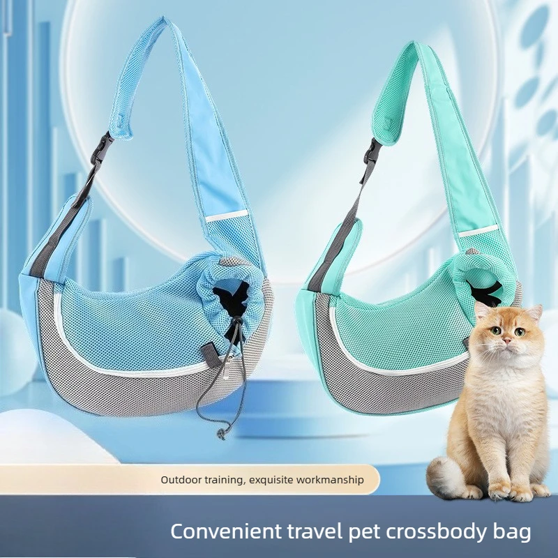 Mochila bandolera transpirable para gatos y perros - imagen 5