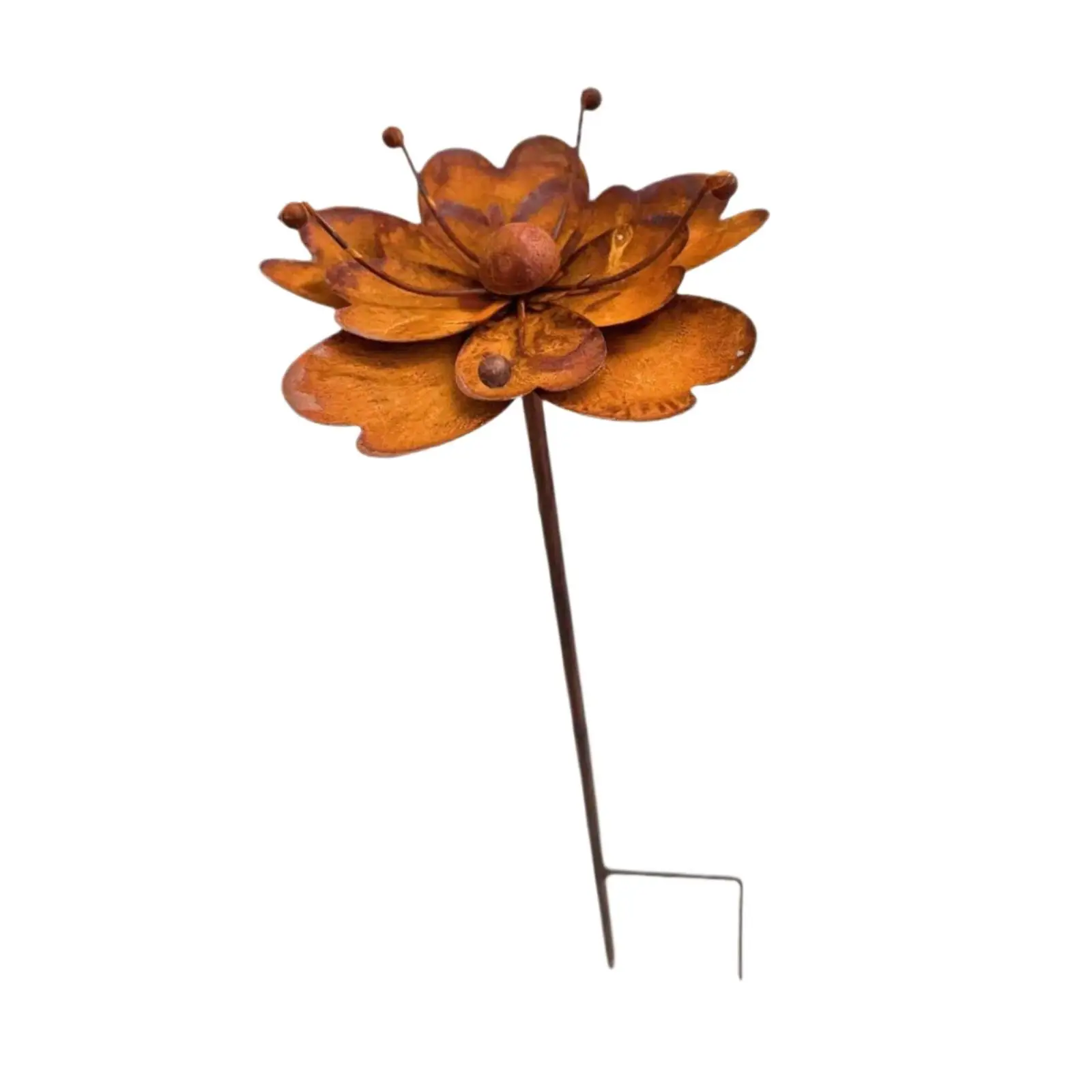 Flowers Garden Stake Lawn Ornament Yard Stake Garden Decor for Yard Pathway Outside
