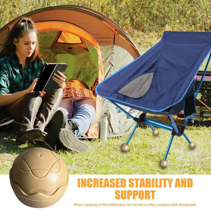 Protector de pies de muebles para silla, almohadillas resistentes al desgaste para acampar, barbacoa al aire libre, Picnic y Pesca - imagen 4