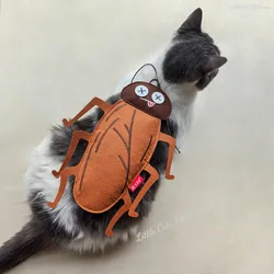 1 unidad de cucaracha simulada creativa, araña, hierba gatera, juguetes para gatos, serie de insectos extraños, hierba gatera, juguetes para gatos, artefacto para aliviar mascotas, suministros para mascotas