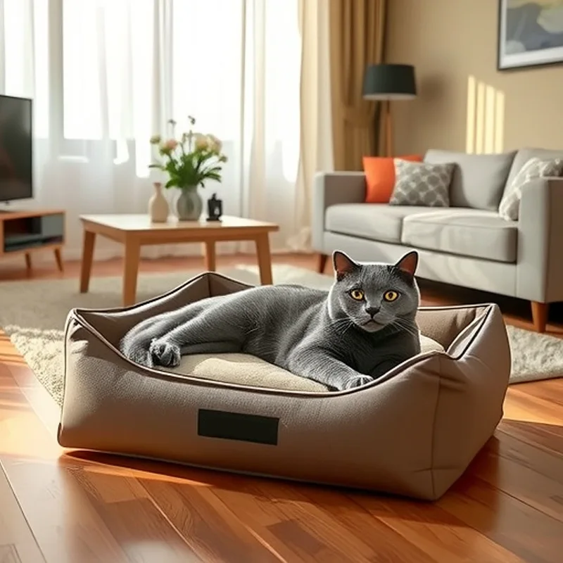Cama térmica con calefacción para perros y gatos – Alfombra portátil - imagen 2
