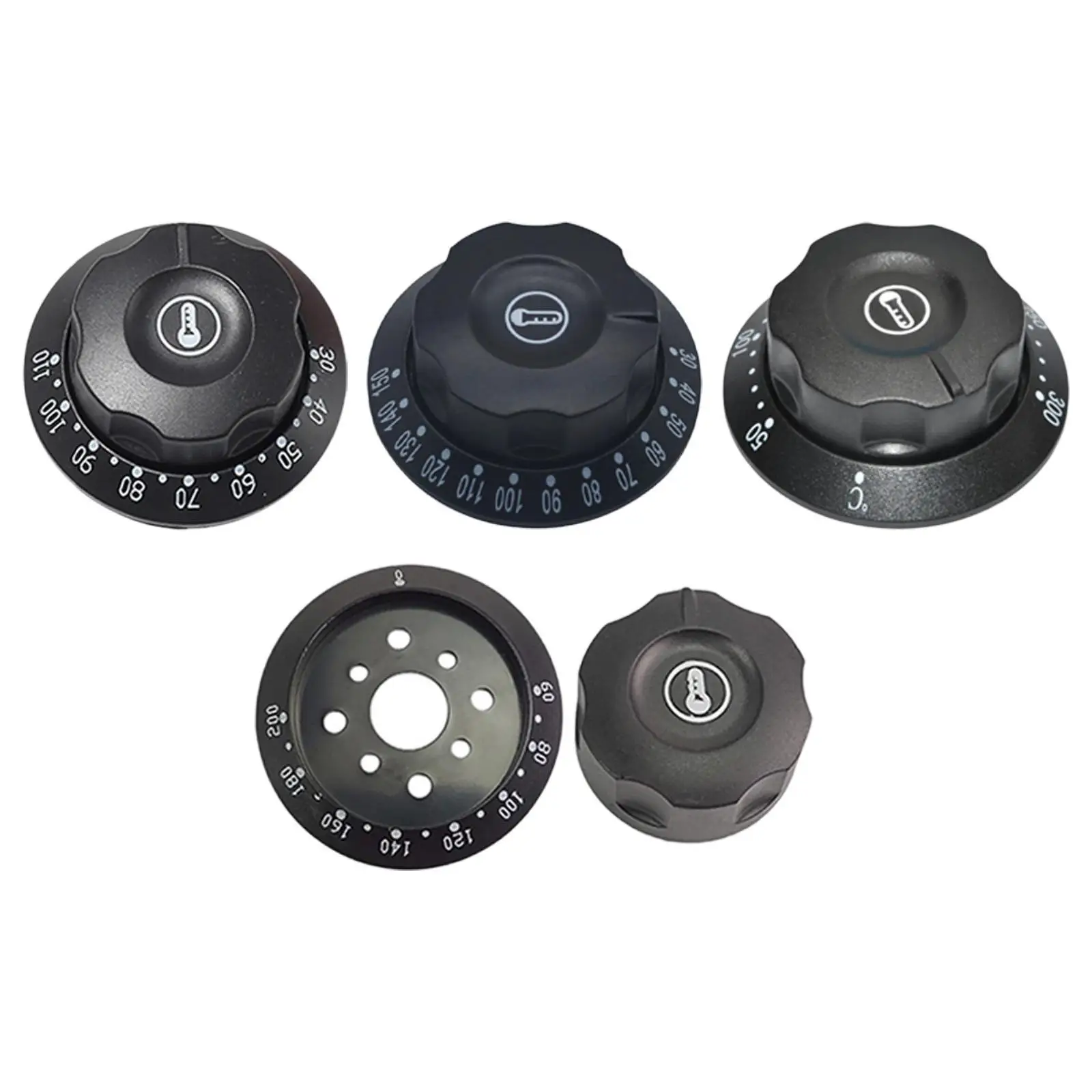 Thermostat Control Knob Electric Oven Temperature Control Knob Professional Heating Switch Fryer Adjustable Temperature Dial