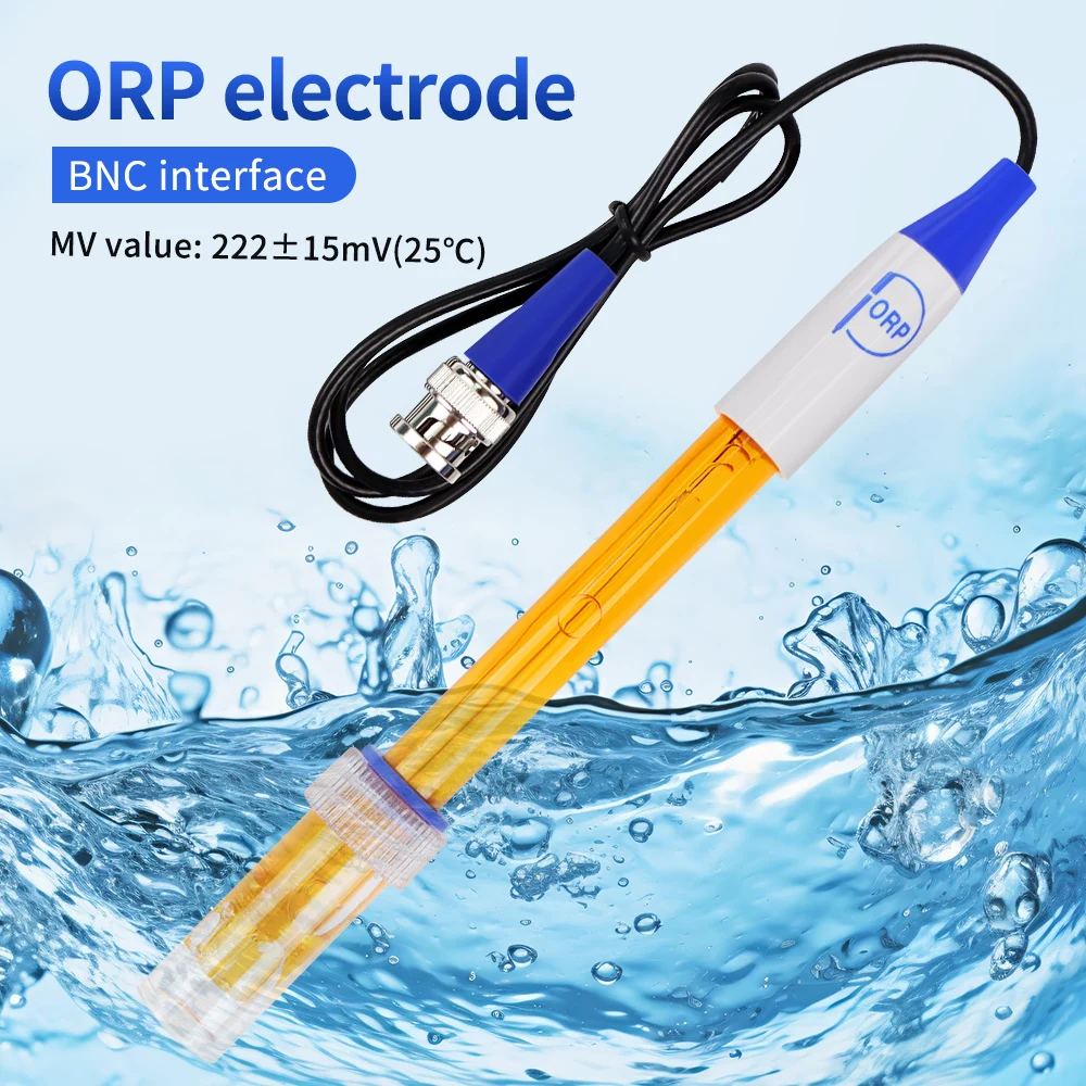 Sensor de repuesto de PH/ORP, conector de interfaz BNC, sonda de PH, sonda de electrodo compuesto de vidrio IP65 para laboratorio, acuario y piscina