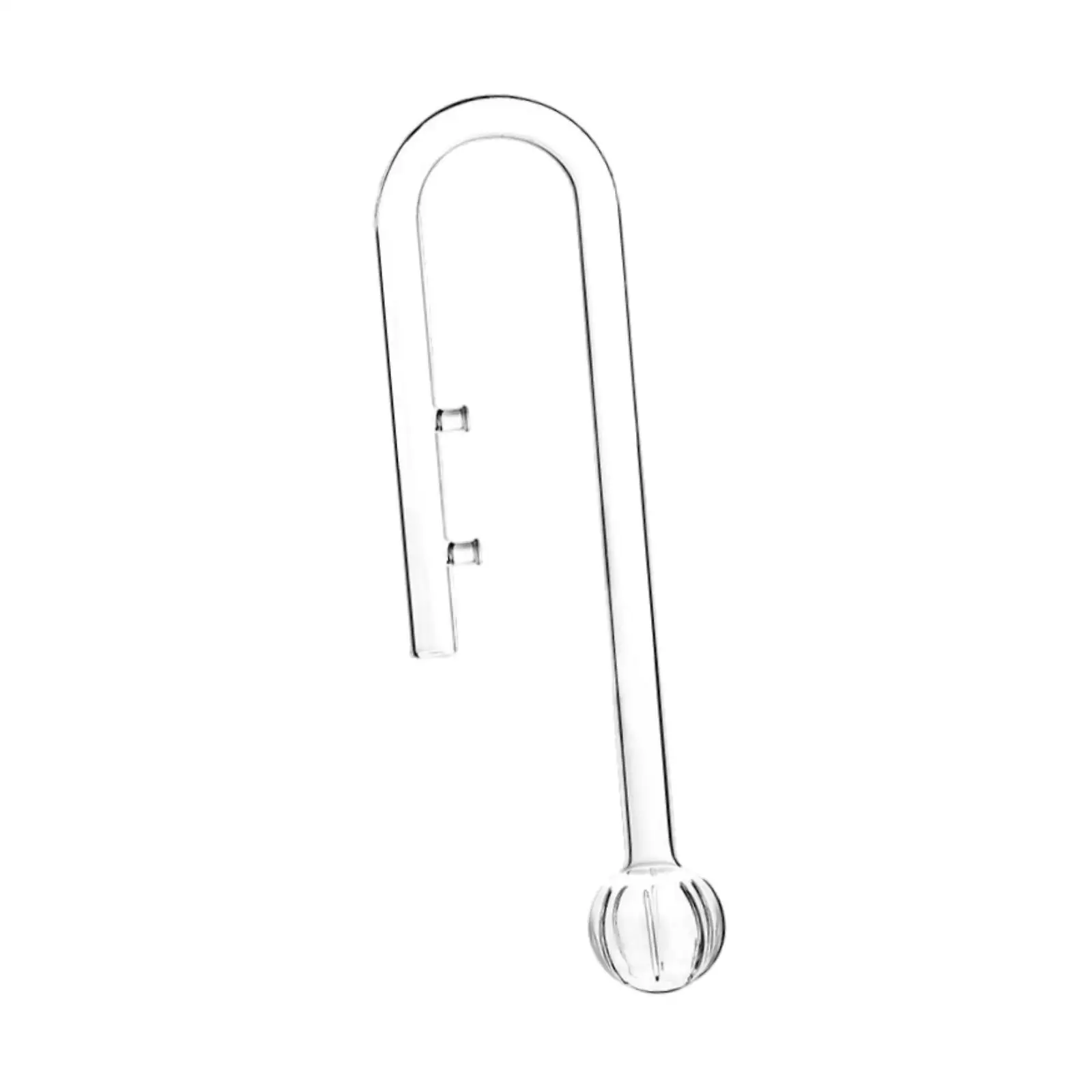 Aquarium Glass Lily Pipe Inflow Pipe for Aquarium Planted Tank Aquascaping, Clear
