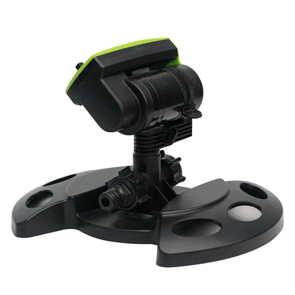 Un soporte de cámara negro y verde en un soporte